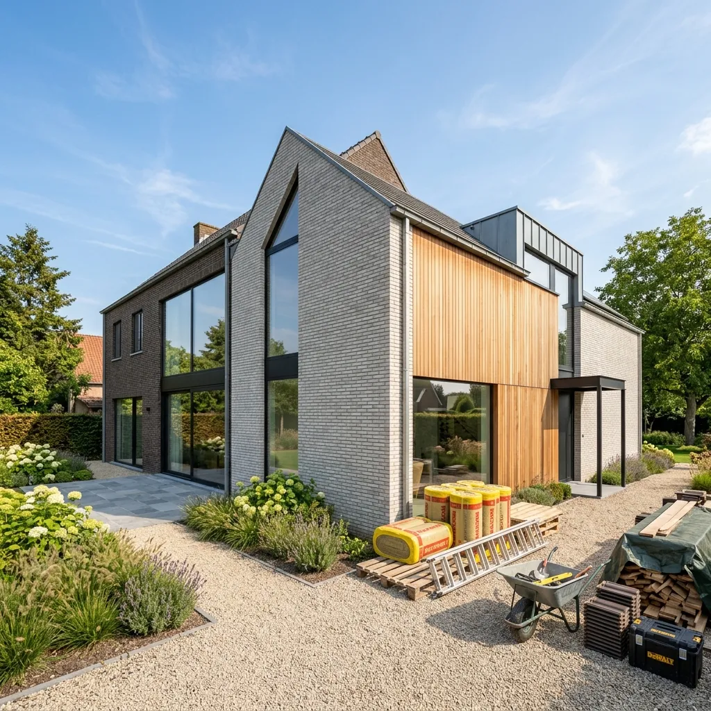 Ingrijpende energetische renovatie EPB isolatie en warmtepomp