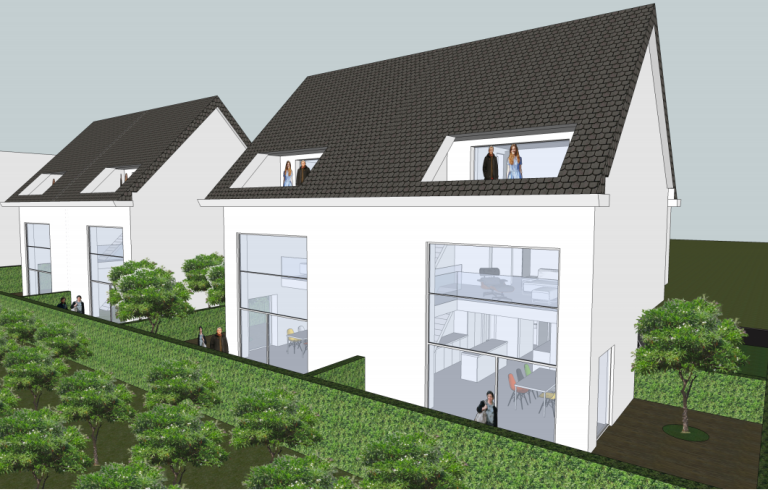 4 halfopen BEN woningen