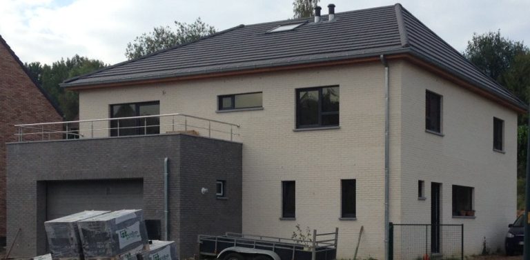 Nieuwbouw woning met zonneboiler