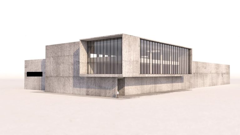 Kantoorgebouw met showroom in Kortrijk