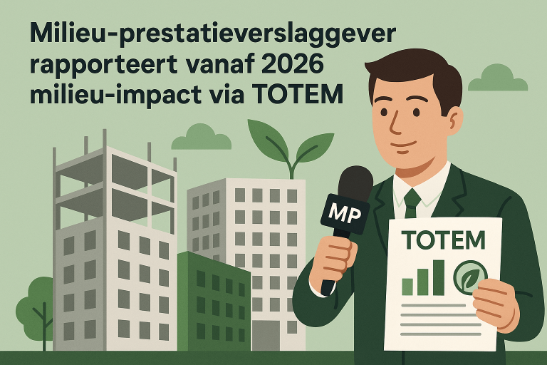 Milieu-prestatieverslaggever rapporteert vanaf 2026 milieu-impact via TOTEM?